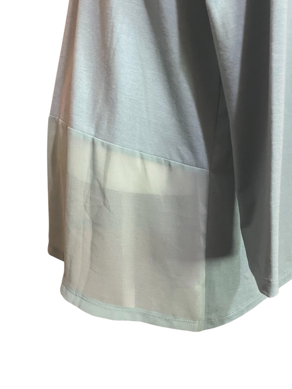Soft Surroundings Seafoam Long Sleeve Scoop Neck Top - Picture 5 of 13